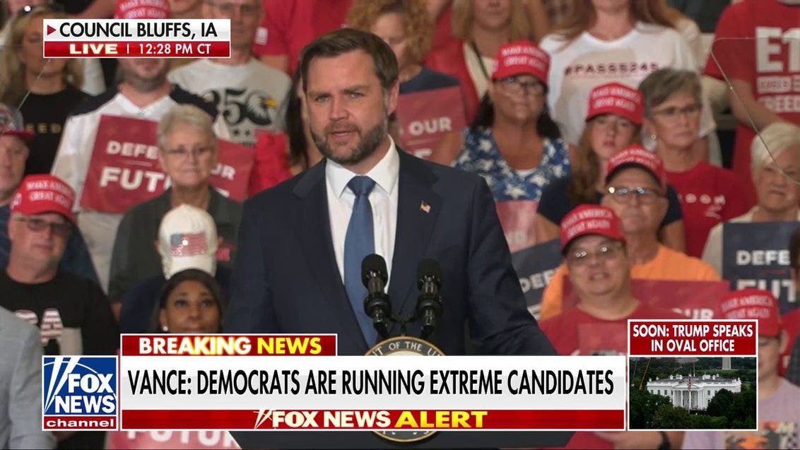 JD Vance blasts extreme Democratic candidates as 'pure, unadulterated crazy'