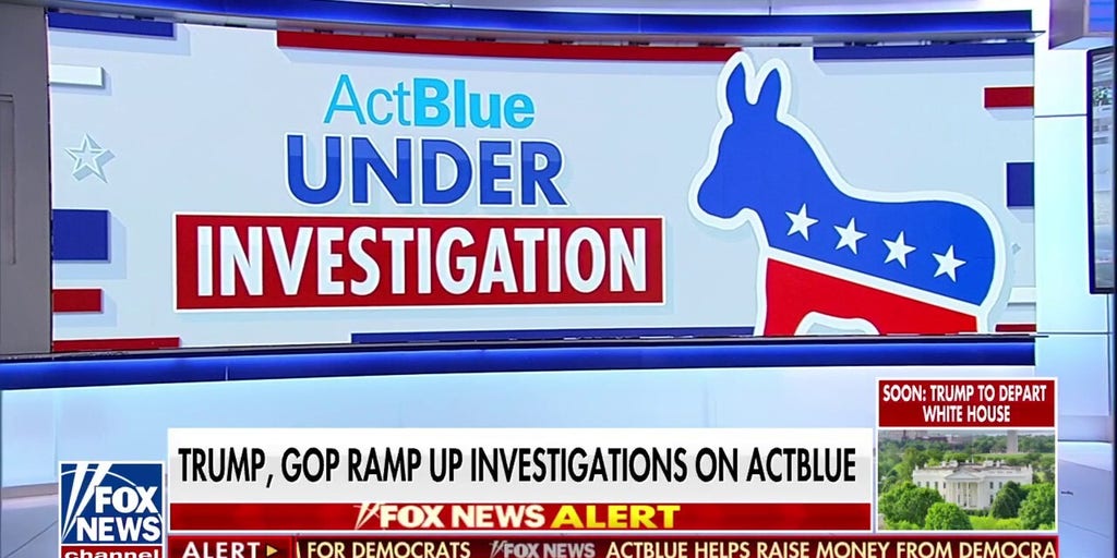 Trump directs DOJ to probe Democrats' top fundraising platform