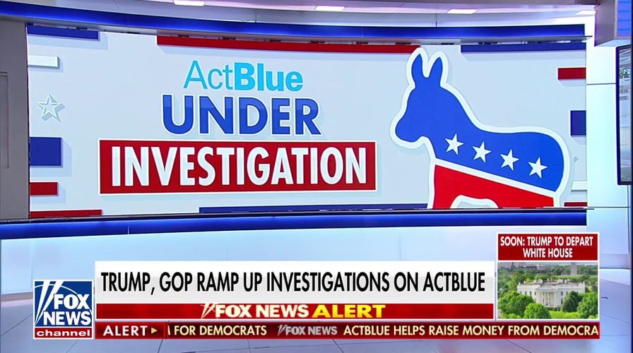 Trump directs DOJ to probe Democrats' top fundraising platform
