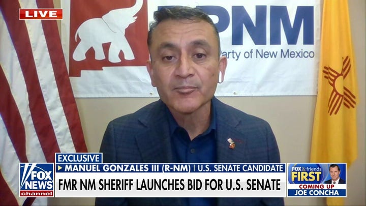 Former New Mexico sheriff leaves Democratic Party for GOP, launches bid for US Senate