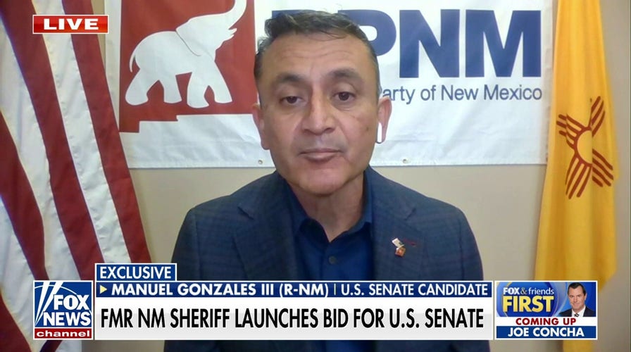 Former New Mexico sheriff leaves Democratic Party for GOP, launches bid for US Senate