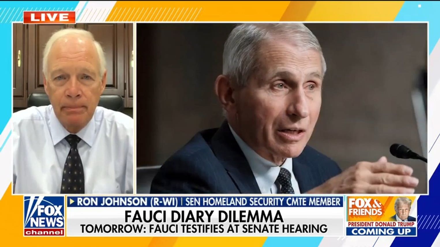 Sen Ron Johnson blasts Fauci as ‘grossly dishonest’ over COVID pandemic