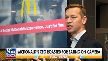 McDonald's CEO roasted again for eating on camera