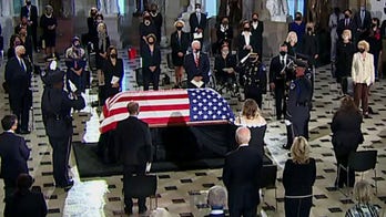 Ruth Bader Ginsburg praised for changing 'the course of American law' as she lies in state at US Capitol