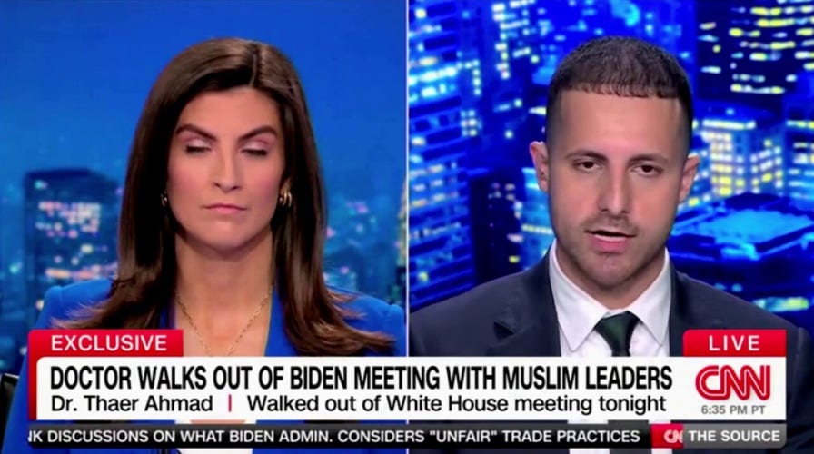 Doctor who walked out of meeting with Biden 'not satisfied' with president's stance on Israel-Hamas war