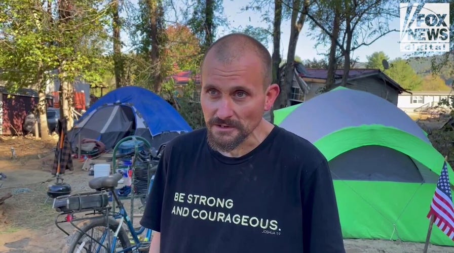 Un hombre Carolina del Norte recuerda el rescate y el apoyo de todo EE.UU. después de que el huracán Helene destruyera su casa
