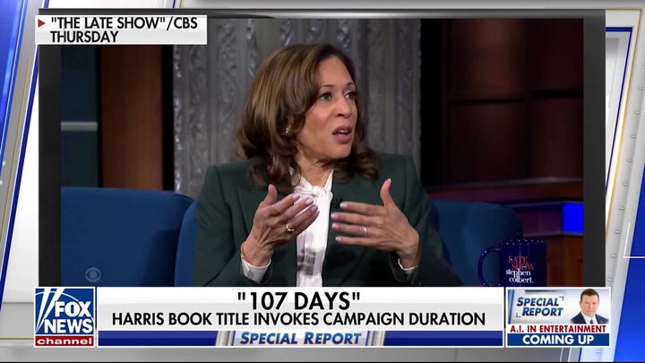 Kamala Harris punts when asked who she sees as a Democratic Party leader