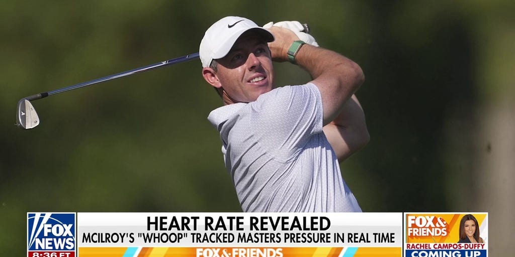 Rory McIlroy's heart rate tracked during Masters victory