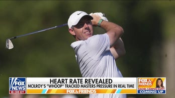 Rory McIlroy's heart rate tracked during Masters victory