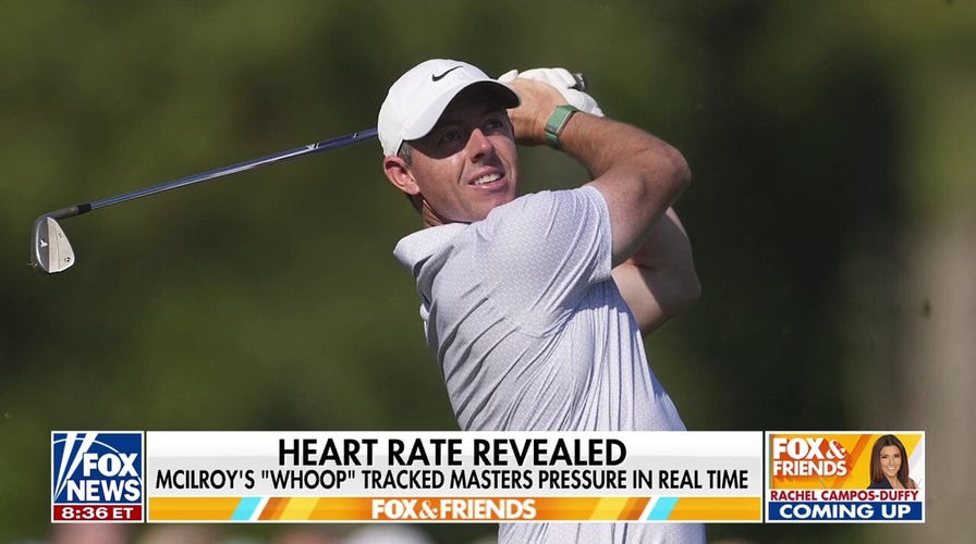 Rory McIlroy's heart rate tracked during Masters victory