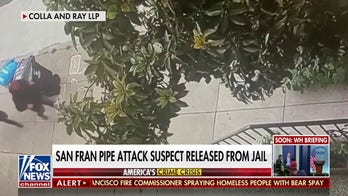 San Francisco pipe attack suspect out of jail
