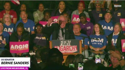 Bernie Sanders claims there’s no difference between red and blue states at Florida rally - Fox News