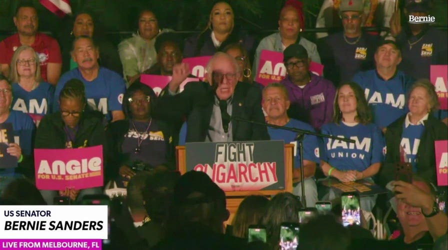 Bernie Sanders claims there’s no difference between red and blue states at Florida rally