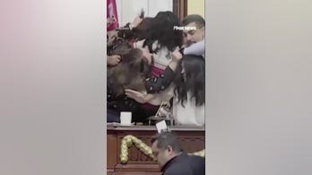 Mexico lawmakers BRAWL after debate spirals out of control