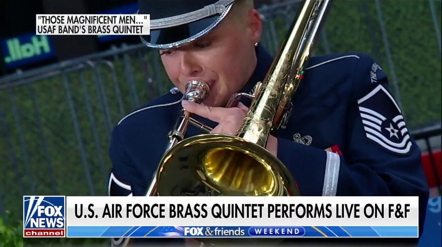US Air Force Brass Quintet performs 'Those Magnificent Men'