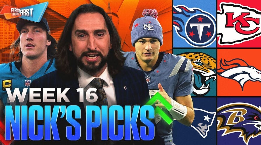 Nick Wright unveils a SHOCKING Week 16 pick for Nick's Picks 👀 | First Things First