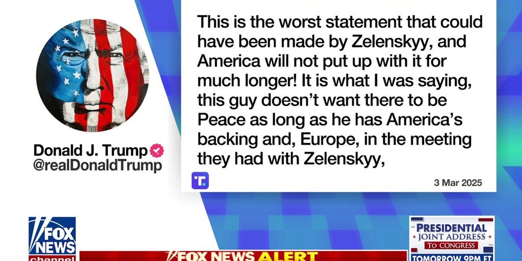Trump fires back at Zelenskyy: 'This is the worst statement that could have been made'