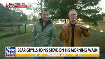 Bear Grylls joins Steve Doocy on morning walk in Nashville
