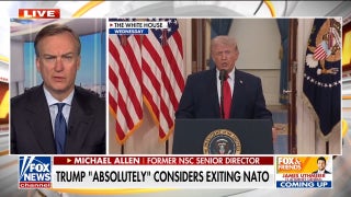 Trump warns Iran of more strikes, considers NATO exit