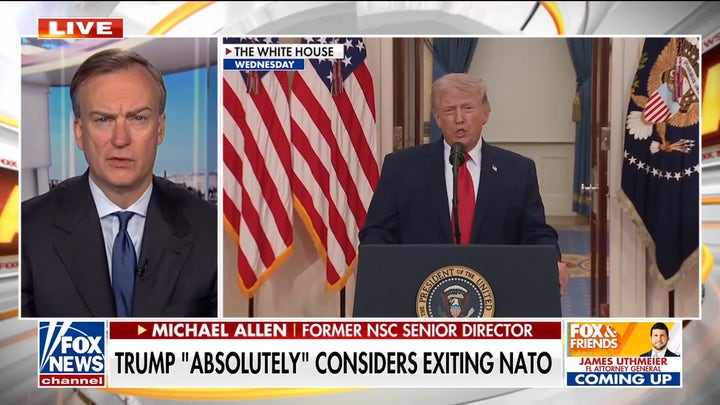 Trump warns Iran of more strikes, considers NATO exit