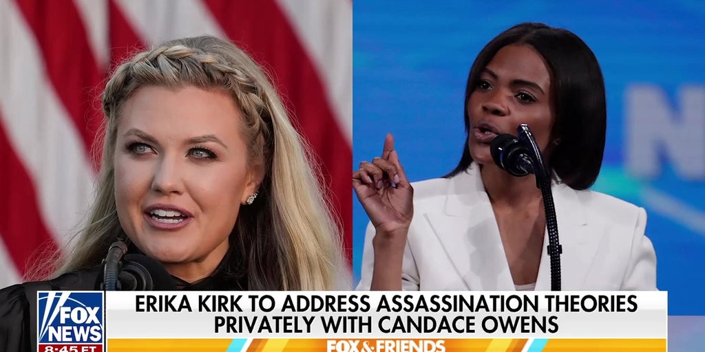 Erika Kirk to privately address assassination theories with Candace Owens
