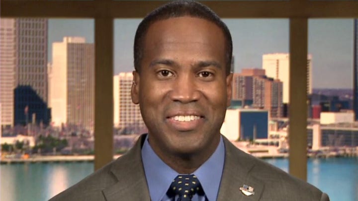 John James: 'Not intimidated' by Biden, Obama campaigning in Michigan