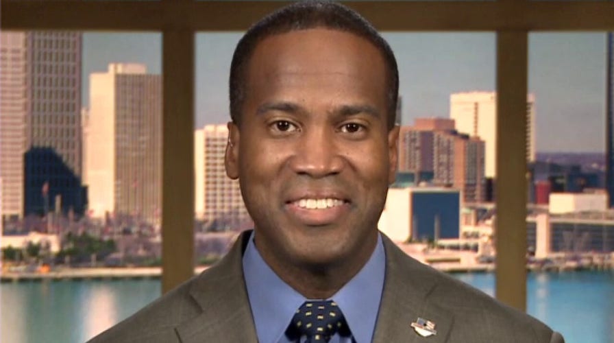 John James: 'Not intimidated' by Biden, Obama campaigning in Michigan