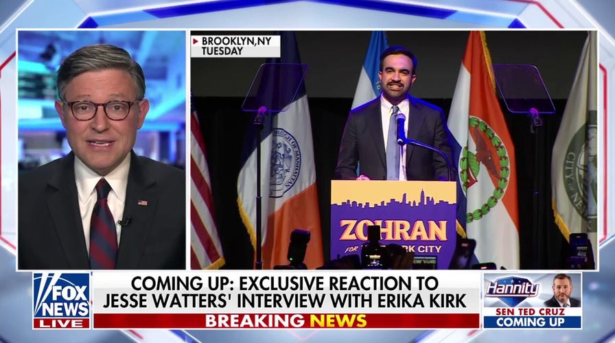 Speaker Johnson: It’s ‘alarming’ that Mamdani is now the leader of the Democratic Party