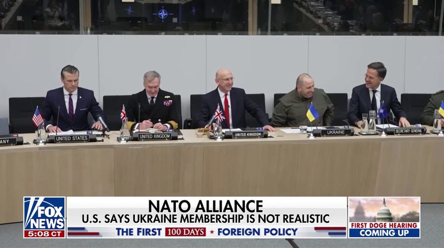Hegseth ends hopes for Ukraine to join NATO