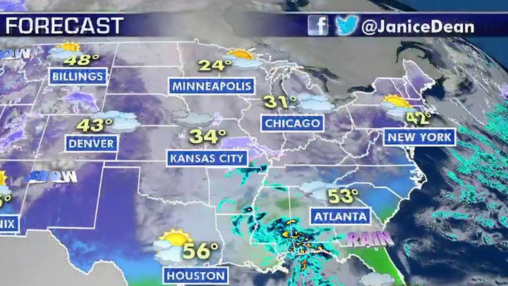 National forecast for Wednesday, January 29