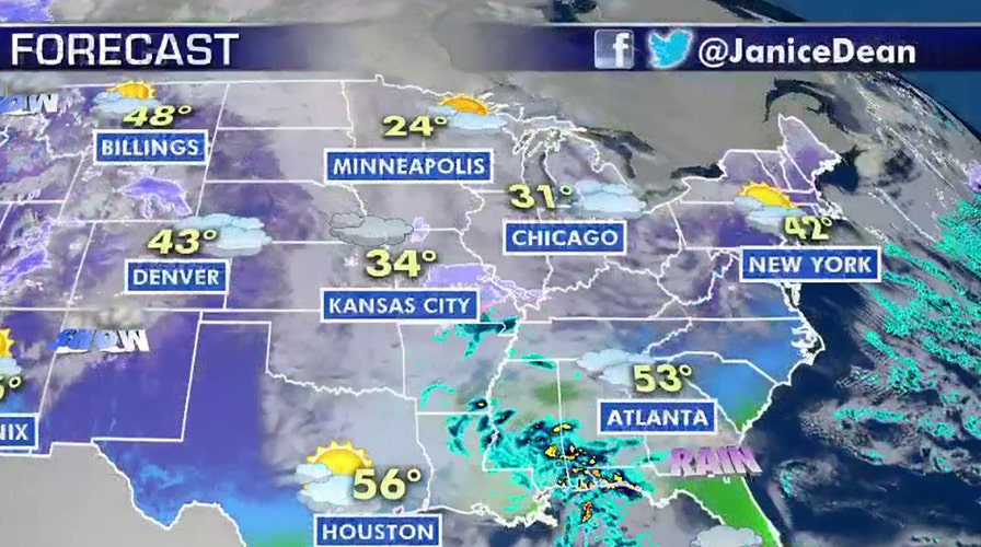 National forecast for Wednesday, January 29