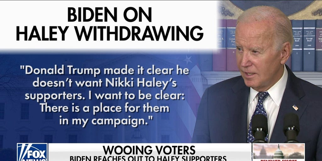 Biden Reaches Out To Nikki Haley's Supporters After She Drops Out | Fox ...