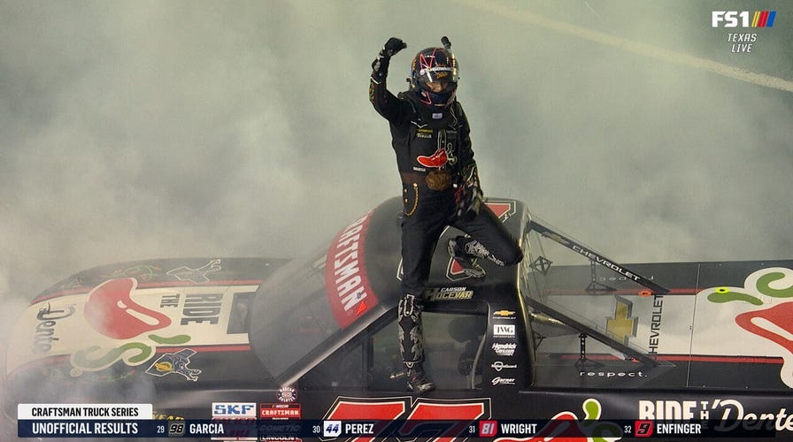 FINAL LAPS: Carson Hocevar takes checkered flag in overtime at SpeedyCash.com 250 at Texas Motor Speedway 