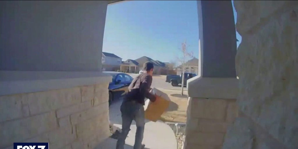 Porch Pirate Caught On Camera Stealing Multiple Packages In Texas ...