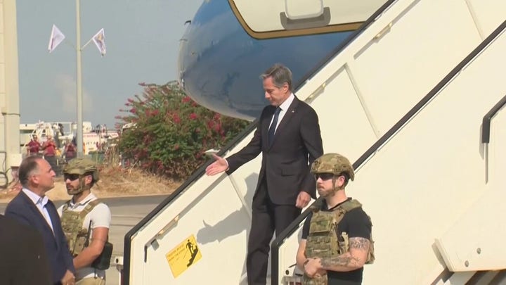 Secretary of State Blinken arrives in Israel