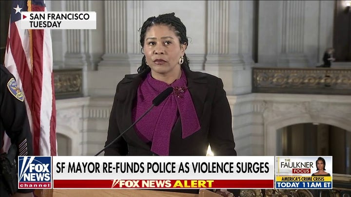 San Francisco mayor unveils proposal to bolster policing, combat crime surge