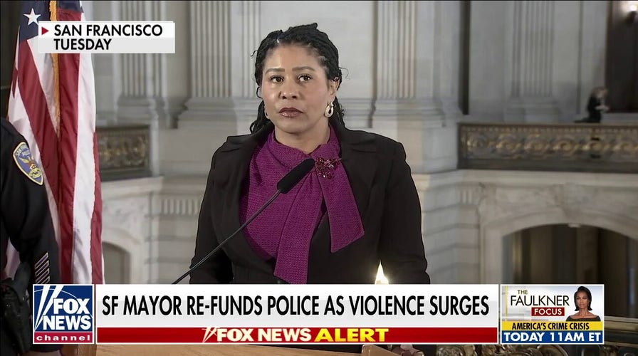 San Francisco mayor unveils proposal to bolster policing, combat crime surge