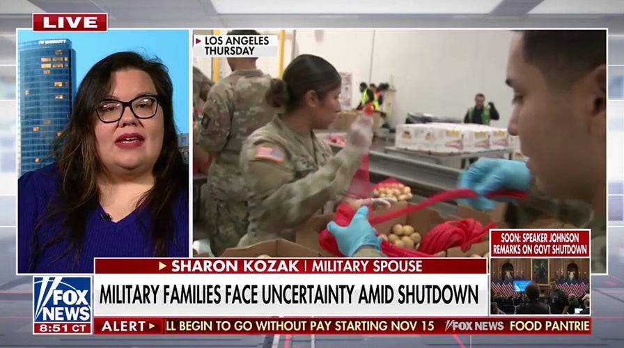 'It's okay to ask for help': Military spouse talks concerns amid government shutdown