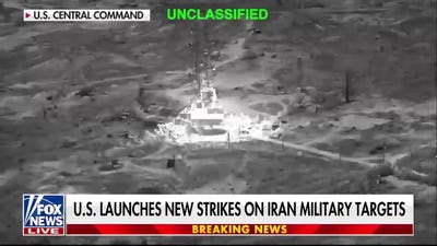 US launches new evening strikes on Iran military targets