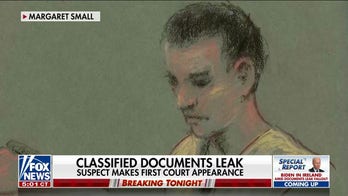National security leak suspect makes first court appearance