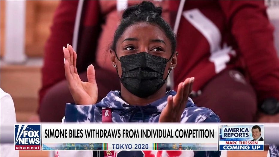 Simone Biles withdraws from individual all-around competition