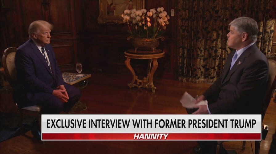 Trump on 'Hannity': All Biden had to do was leave border policy 'alone'