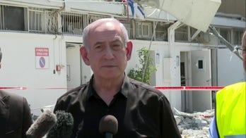 Netanyahu speaks at Soroka Hospital following Iranian strike