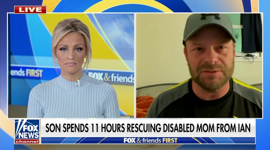 Former Chicago police officer spends 11 hours rescuing mom from Hurricane Ian