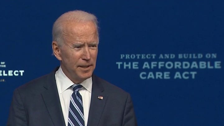 President-elect Biden slams GOP attempt to repeal Affordable Care Act