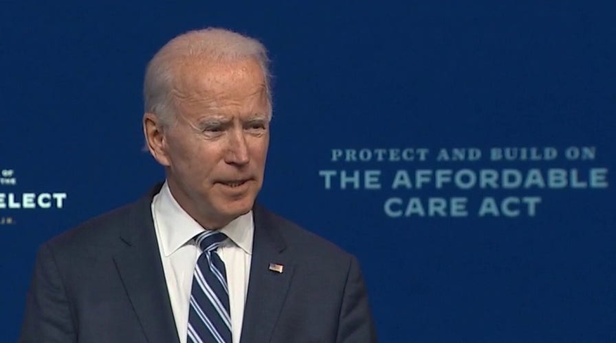 President-elect Biden slams GOP attempt to repeal Affordable Care Act