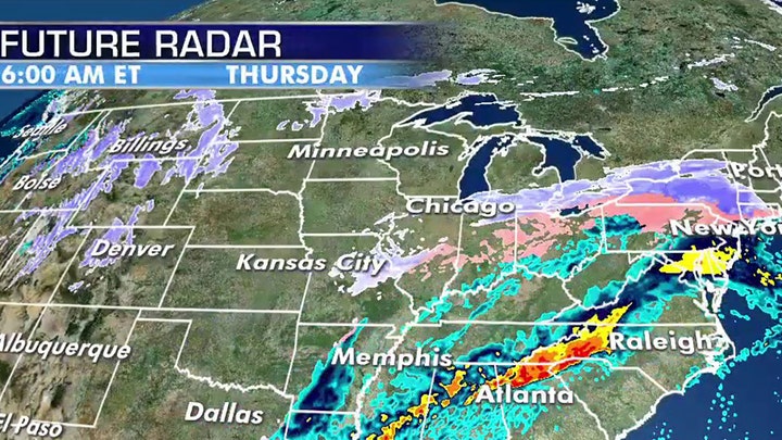 National forecast for Tuesday, February 4