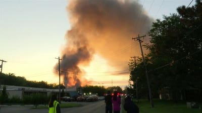 Two workers killed after explosions spark fire at Ohio plant, officials say