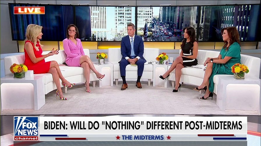 'Outnumbered' reacts to Biden vowing to change 'nothing' post-midterms