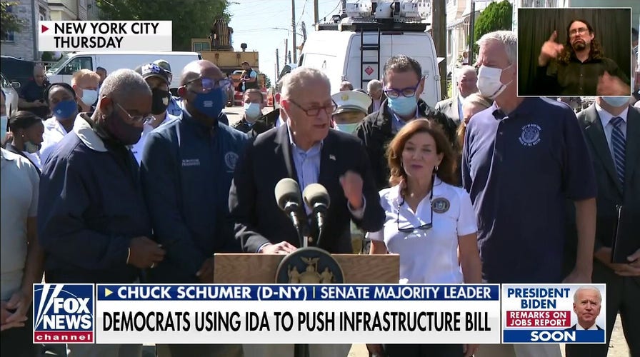 Chad Pergram: Democrats hope to use Ida as rational to push massive infrastructure bill